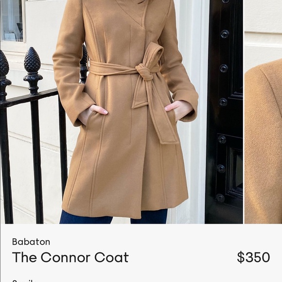 Babaton “the Connor coat” - in savile colour. Barely worn. - Picture 6 of 6